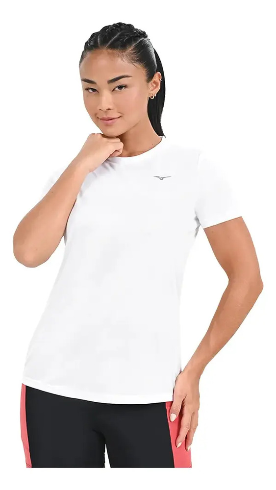 Remera Mizuno Energy Running - Mujer Blanco Lisa S - Imagen 2