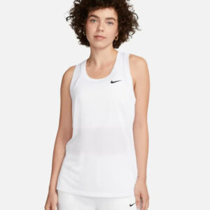 Musculosa Nike Dri-fit Miler Tank Run - Mujer Blanco Lisa L