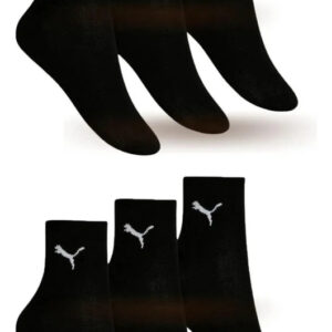 Medias Puma X6 Deportivas - Unisex Negro Lisa L