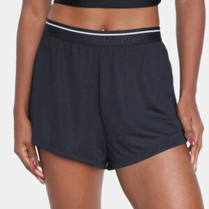 Short Fila Flow Elastic 2in1 - Mujer Negro Lisa L