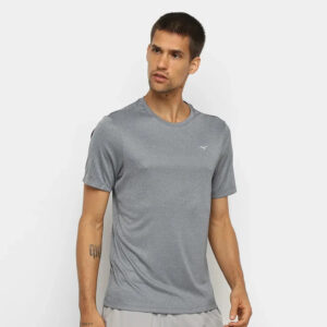 Remera Mizuno Running Spark 2 - Hombre Gris Lisa L