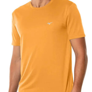 Remera Mizuno Running Spark 2 - Hombre Amarillo Solar Lisa L