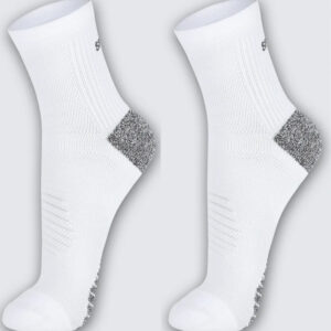 Medias Lupo Bs As Running Ciclismo Pack X2 - Unisex Blanco Lisa 35eu / 38eu