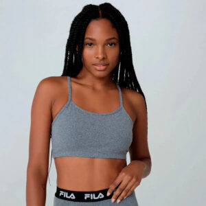 Top Deportivo Fila Life - Mujer Gris Claro Lisa M