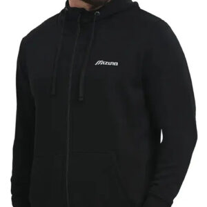 Campera Deportiva Mizuno Zipper - Hombre Negro L Lisa