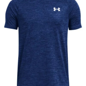 Remera Under Armour Tech 2.0 Para Niño Azul Jaspeado S