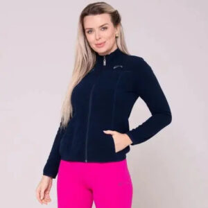 Campera Polar Sol Sports Zenith Fleece Antipeeling - Mujer Azul Marino L Lisa