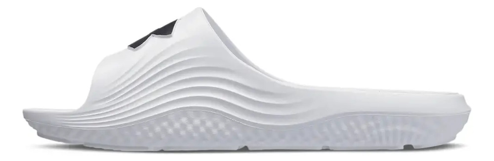 Chinelas Ojotas Under Armour Core 2 - Unisex Blanco Lisa 9 Us - Imagen 5