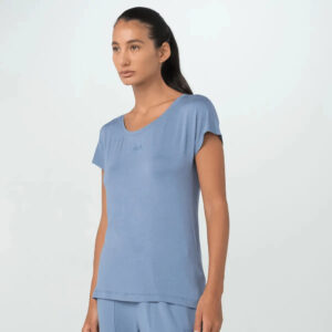 Remera Fila Studio Mindfull - Mujer Azul Delave Lisa L