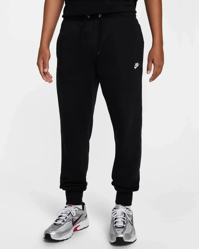 Pantalón Nike Club Knit - Hombre Negro Liso M