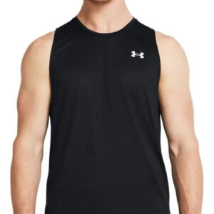 Musculosa Under Armour Tech Tank - Hombre Negro Lisa L