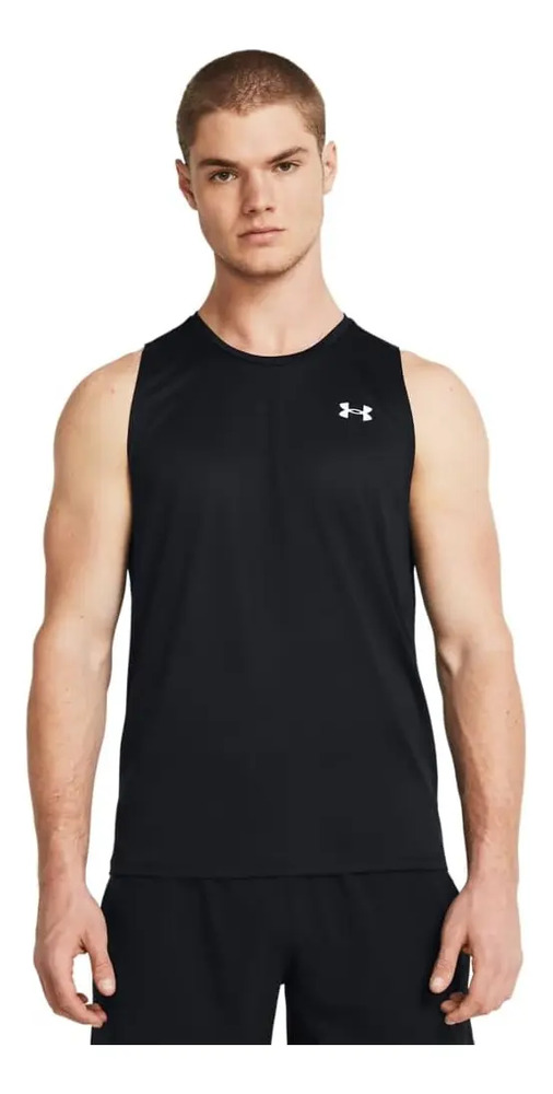 Musculosa Under Armour Tech Tank - Hombre Negro Lisa Xl
