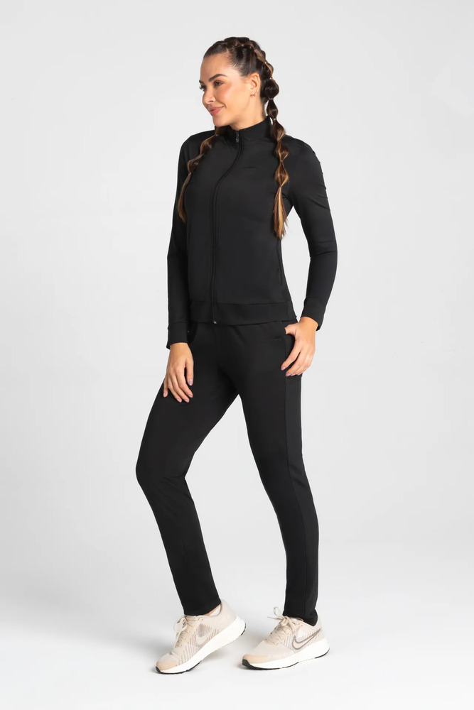 Campera Sol Sports Push Ii - Mujer Negro L Lisa