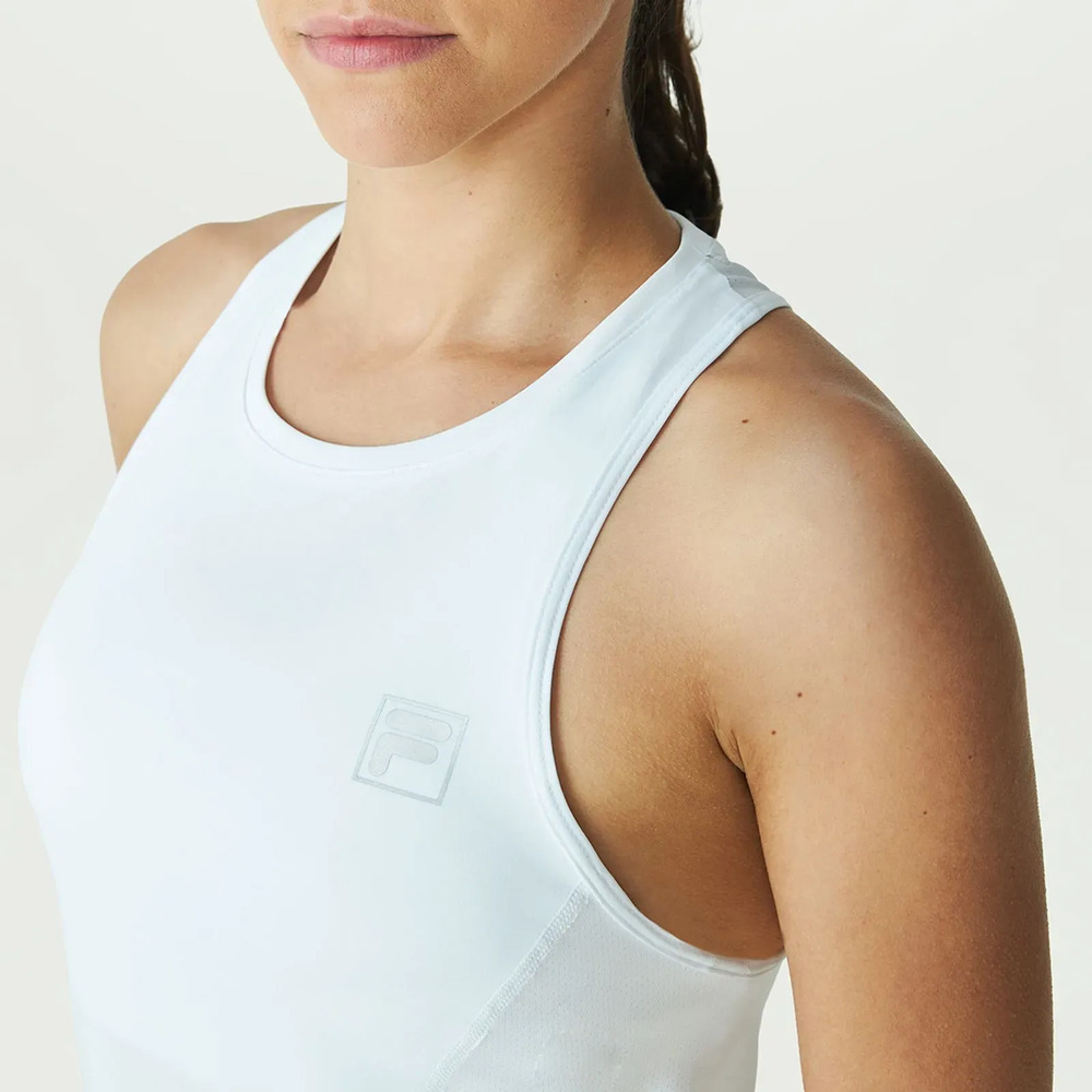 Musculosa Fila Core Run - Mujer Blanco Lisa M - Imagen 3