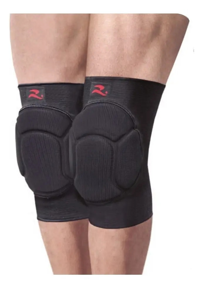Rodillera Deportiva Realtex 0936 Volei Pro Negra Talle S Pack 2 Negro - Imagen 2
