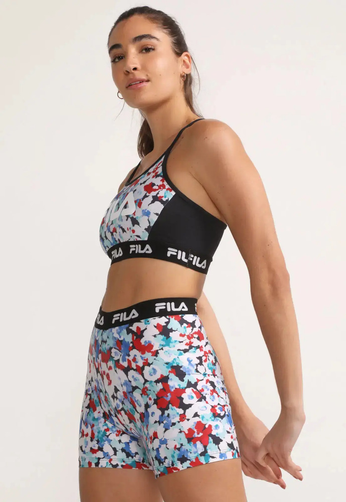 Short Fila Train Elastic - Mujer Multicolor Estampado Xl - Imagen 4