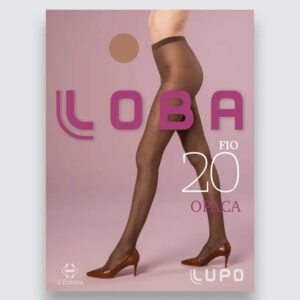 Medias Pantimedias Can Can Loba Lupo Hilo 20 - Mujer Negro M