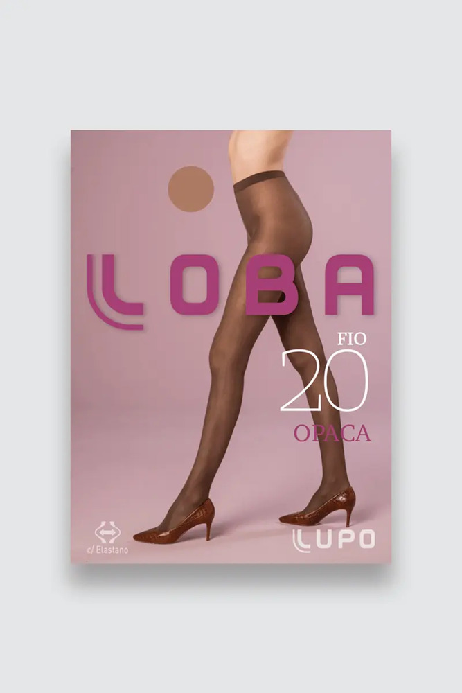 Medias Pantimedias Can Can Loba Lupo Hilo 20 - Mujer Negro M
