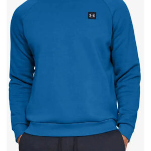 Buzo Under Armour Rival Fleece Crew I - Hombre M Azul Lisa