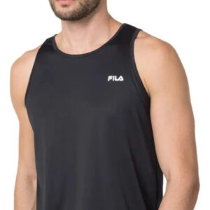 Musculosa Fila Basic Sports Ii - Hombre Negro Lisa L