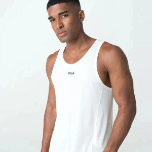Musculosa Fila Bio Iii - Hombre Blanco Lisa L