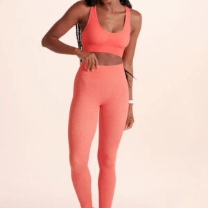 Calza Lupo Sin Costuras Push Up Levanta Cola Coral Lisa L