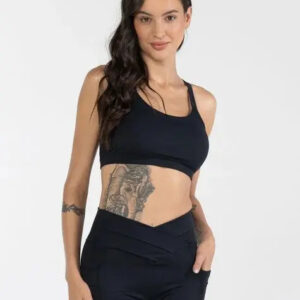Top Deportivo Sol Sports Hyper +50 Uv - Mujer Negro Lisa L
