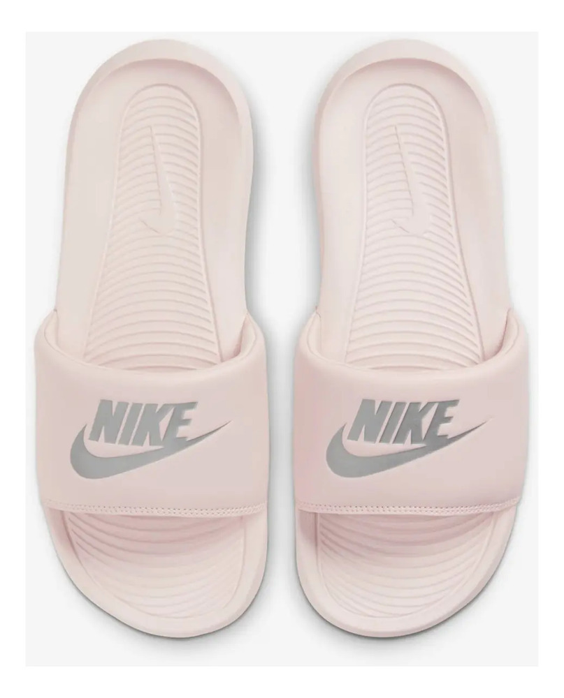 Chinelas Ojotas Nike Victori One - Mujer Rosa Logo 7 Us - Imagen 2