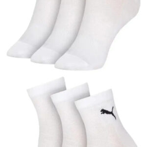 Medias Puma X6 Deportivas - Unisex Blanco Lisa L