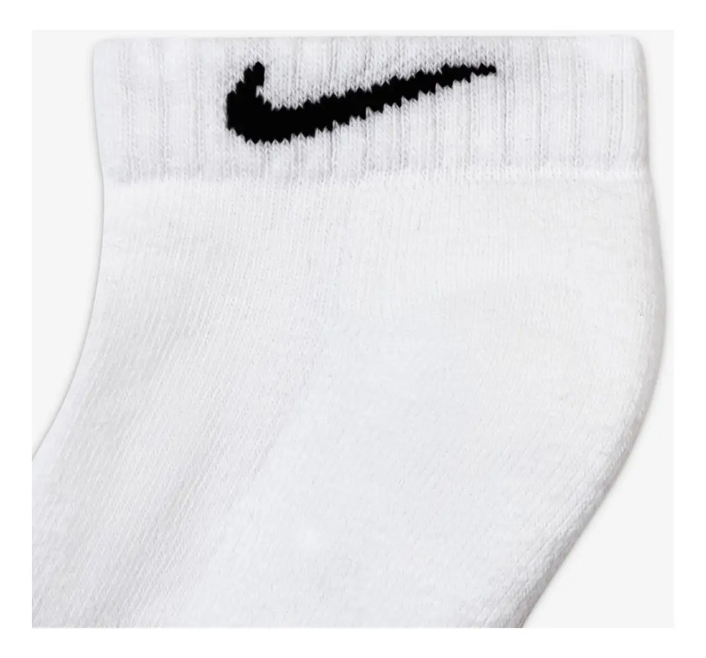 Medias Nike Everyday Cushioned Pack 3 - Unisex Blanco Lisa L - Imagen 4