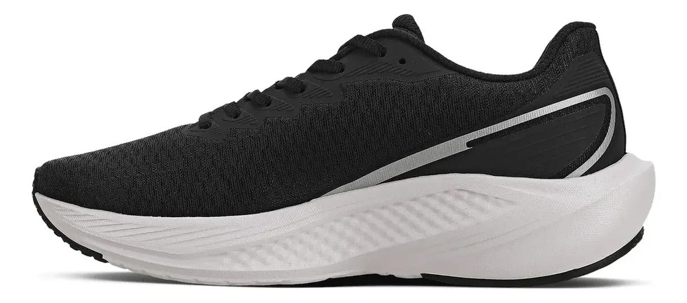 Championes Under Armour Charged Wing 2 Run Mujer Black/white Lisa 6 Us - Imagen 4
