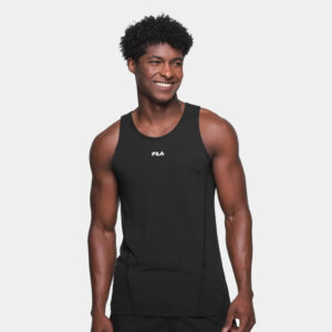 Musculosa Fila Bio Iii - Hombre Negro Lisa L