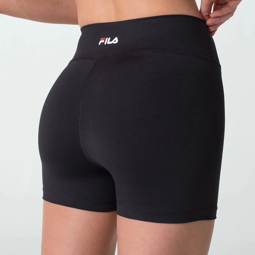 Short Fila Flat Life - Mujer Negro Lisa Xl - Imagen 2