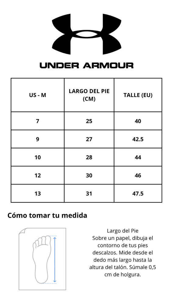 Chinelas Ojotas Under Armour Core 2 - Unisex Negro Lisa 10 Us - Imagen 8