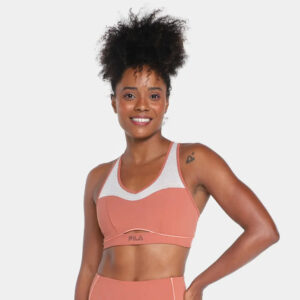 Top Deportivo Fila Keep Sports - Mujer Marrón Cobre Lisa L