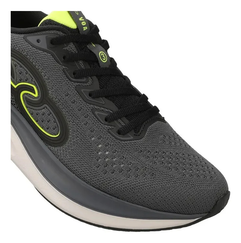 Calzado Championes Olympikus Voa 3 Running - Hombre Gris Lisa 39 Br - Imagen 9