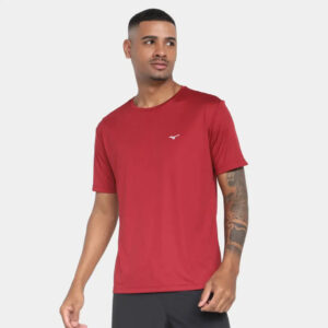 Remera Mizuno Running Spark 2 - Hombre Bordó Lisa L