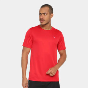 Remera Mizuno Running Spark 2 - Hombre Rojo Lisa L