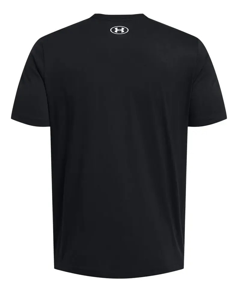 Remera Under Armour Sportstyle Logo - Hombre Negro Lisa 2xl - Imagen 4