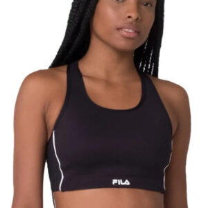 Top Deportivo Fila Seven Stripes Fit - Mujer Negro Lisa Xl