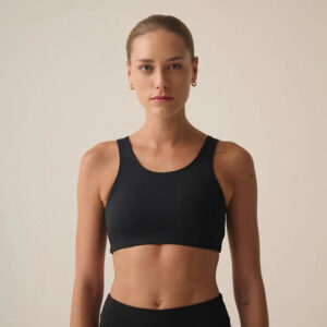 Top Fila Essential Nadador - Mujer Negro Lisa L