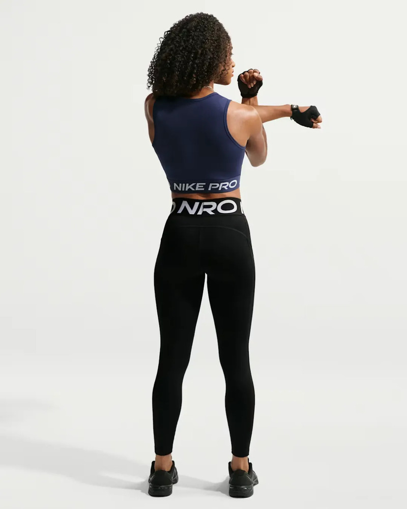 Calza Nike Pro Sculpt 365 - Mujer Negro Lisa S - Imagen 4