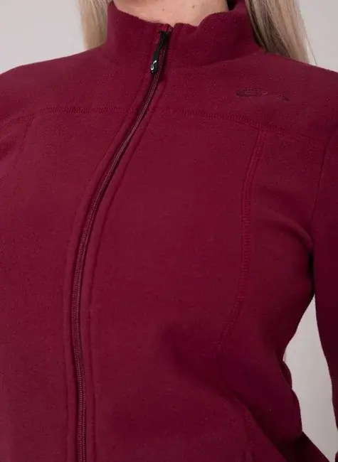 Campera Polar Sol Sports Zenith Fleece Antipeeling - Mujer Bordó S Lisa - Imagen 4
