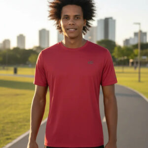 Remera Sol Sports New Basic +50uv - Hombre Bordó Lisa L