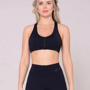 Top Deportivo Sol Sports Matrix Con Cierre - Mujer Negro Lisa L
