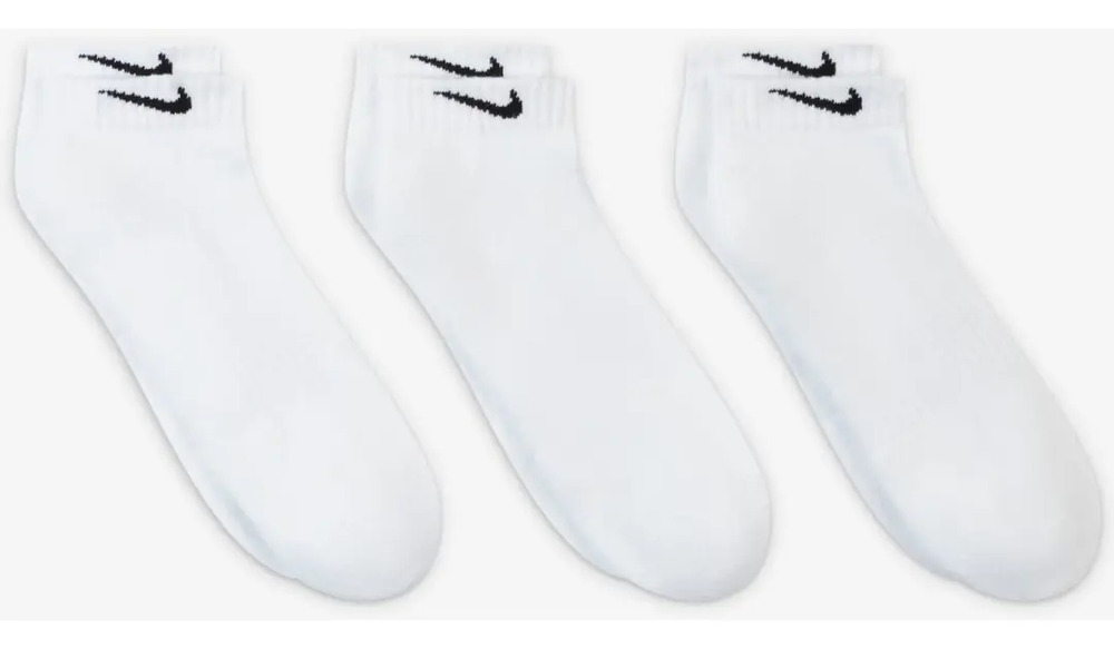 Medias Nike Everyday Cushioned Pack 3 - Unisex Blanco Lisa L - Imagen 3