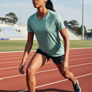 Remera Nike Legend Run Dri-fit - Mujer Verde Lisa S