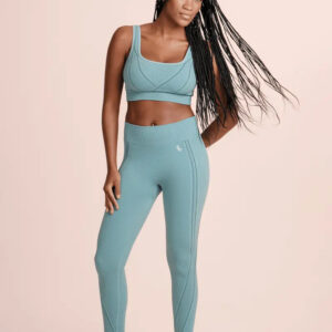 Calza Lupo Max Sin Costuras Fitness Gym Crossfit Running Verde Fresh Lisa L