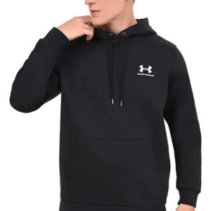 Canguro Under Armour Essential Fleece - Hombre M Negro Lisa