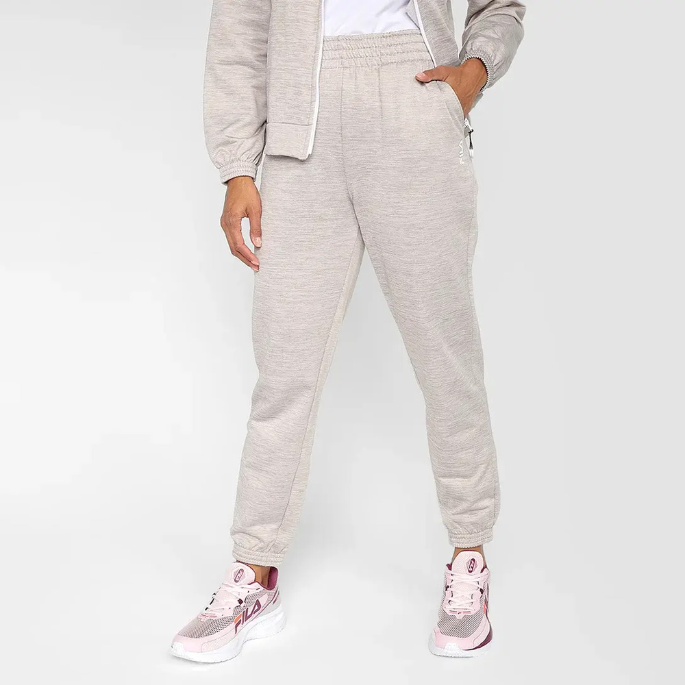 Conjunto Fila Essential Blend - Mujer Beige Jaspeado Jaspeado S - Imagen 4